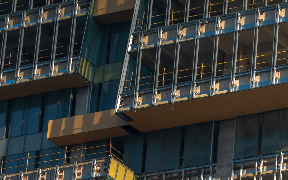 Skyscraper under construction