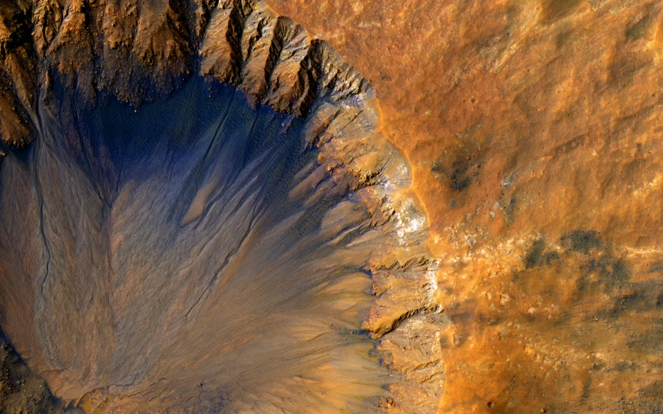 Picture of a vulcan from space